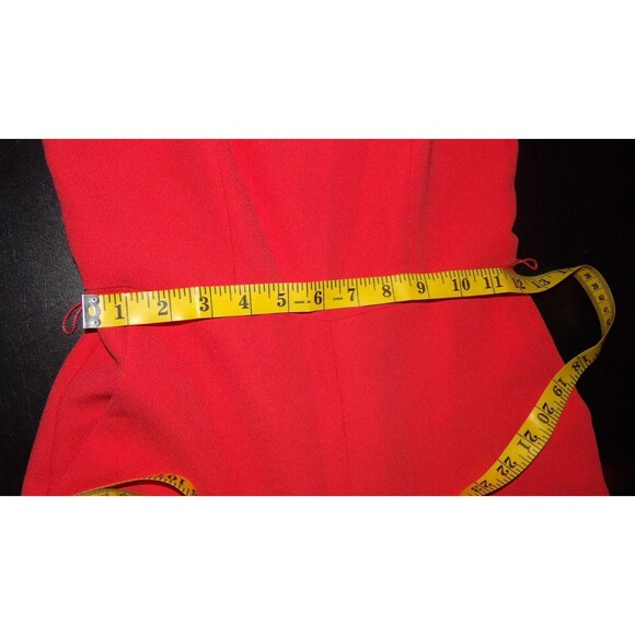 Banana Republic V Neck Jumpsuit Petite 00P Coral Pockets Tank Wide Leg Tank Top - Picture 8 of 13